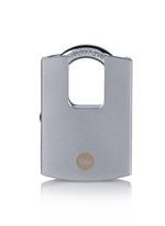 Zámok Yale Y122B/50/123/1, High Security, visiaci, pochrómovaný, 50 mm, 3 kľúče