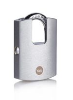 Lock Yale Y122B/50/123/1, High Security, padlock, chrome plated, 50 mm, 3 keys