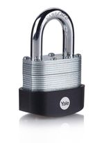 Lock Yale Y127B/55/129/1, Maximum Security, padlock, laminated steel, 56 mm, 3 keys