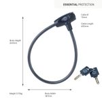 Lock Yale YCK0/10/60/2, for bicycle, key operated, 600 mm