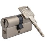 Cylinder insert FAB HOME 3.00*** /BDNs 40+45, 5 keys, satin nickel