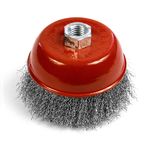 Kefe Strend Pro CCB-501, 125 mm, csésze alakú, hullámos, M14x2, 0,3 mm huzal