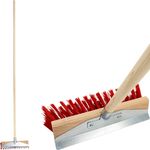 Broom Geco U300.3, 300 mm, road, with handle, with metal scraper