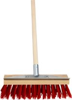 Broom Geco U300.3, 300 mm, road, with handle, with metal scraper