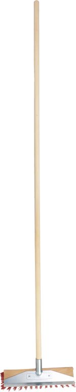 Seprű Geco U300.3, 300 mm, úttisztító, nyéllel, fém kaparóval