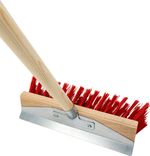 Broom Geco U300.3, 300 mm, road, with handle, with metal scraper
