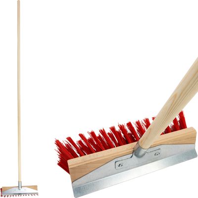 Road brush Geco, 300 mm, with handle