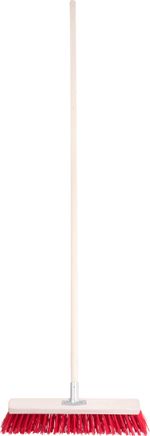 Road broom 500 mm with handle