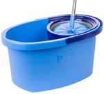 Cleaning Set Strend Pro, industrial, rotary mop with bucket on wheels, 35 liter