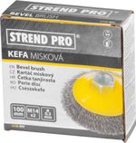 Kefe Strend Pro CCB-504 100 mm, körkefe, tál alakú, hullámos, M14x2, 0,3 mm huzal