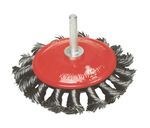 Brush Tigerlion 7003B, 75 mm, braided, with shank, 0.35 mm wire