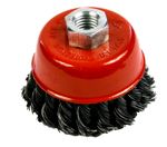 Brush Strend Pro TCB-500 80 mm, cup, braided, M14x2, 0.35 mm wire