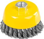 Kefe Strend Pro TCB-500 100 mm, fazék alakú, fonott, M14x2, 0,35 mm huzal
