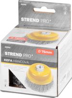 Kefe Strend Pro CCB-501, 75 mm, csésze alakú, hullámos, M14x2, 0,3 mm huzal