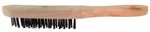 Brush Strend Pro WB308 1406, 4-row, steel, wooden handle