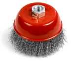 Kefe Strend Pro CCB-501, 100 mm, csésze alakú, hullámos, M14x2, 0,3 mm huzal