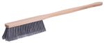 Hand Broom CRW BN60, nylon, extended 70 cm wooden handle, assorted colors