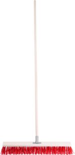 Road broom 600 mm with handle