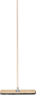 Broom Geco Z60NU, 600 mm, wood/metal, with handle