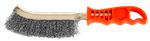 Wire brush 250mm knife shaped Strend Pro, PVC ergonomic handle