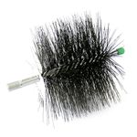 Kefe Strend Pro ComRourHR 060x100 mm, M12, drótkefe, kémény, szögletes, kéménytisztításhoz