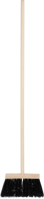 Seprű Geco Indust Black WH, 240 mm, ipari, fekete, 1200 mm nyéllel