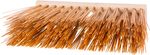 Seprű Geco Indust Brown, 250 mm, ipari, barna
