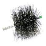 Kefe Strend Pro ComRourHR 050x080 mm, M12, drótkefe, kémény, szögletes, kéménytisztításhoz