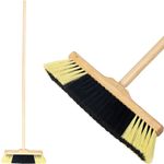 Broom Geco Z30R, 300 mm, wooden, (Z) with 1200 mm threaded handle, 34 cm