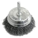 Kefe Strend Pro CCB-509, 63 mm, csésze alakú, hullámos, szárral, 0,3 mm huzal