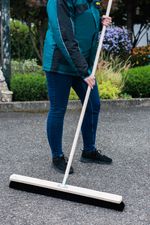 Broom Geco Z80NU, 800 mm, wood/metal, with handle