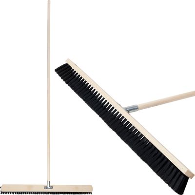 Floor broom Geco Z80NU, 800mm, wooden, with handle