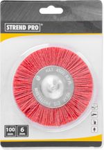 Circular Brush Strend Pro AWB-038, 100 mm, nylon, with shank