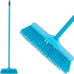 Broom MagicHome B0684, blue, 120 cm metal handle, 28 cm