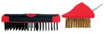 Brush Strend Pro ComfortGrip CG1630F, for interlocking paving + telescopic handle, 3-piece set