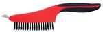Steel Brush Strend Pro ComfortGrip CG682, 3-row, with scraper