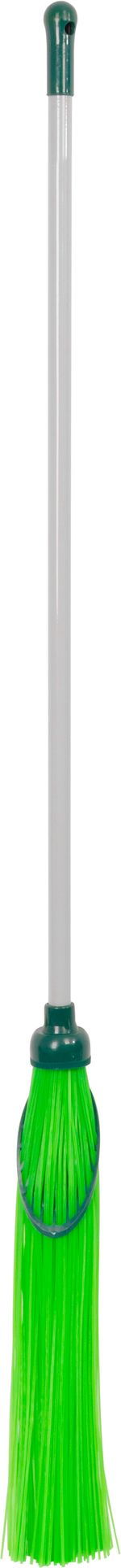 Seprű MagicHome 3803, Wicker, zöld, 165 cm fém nyél, 15x59 cm