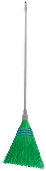 Broom MagicHome 3805G, Sorgo, green, metal handle 148 cm