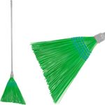 Seprű MagicHome 3806G, SorgoSkew, zöld, 153 cm fém nyél, ferde, 41x45 cm