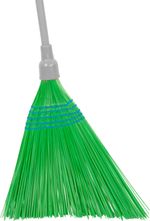 Broom MagicHome 3806G, SorgoSkew, green, 153 cm metal handle, angled, 41x45 cm