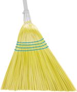 Broom MagicHome 3806Y, SorgoSkew, yellow, 153 cm handle, aluminum, angled