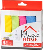 Törlőkendő MagicHome, mikroszálas, 4 db-os csomag