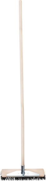 Broom Geco U400.3 DUO WH, 400 mm, PVC/steel bristles, road, with handle