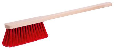 Kézi seprű CRW BN40, nylon, 60 cm hosszított fa nyél