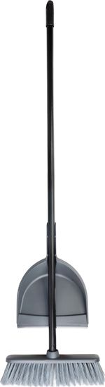 Cleaning Set York 082020 TANDEM, broom with dustpan, with handle, 31x108 cm
