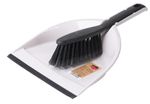Cleaning Set York ECONATURAL, hand brush with dustpan, rubber lip, 22x32x6 cm