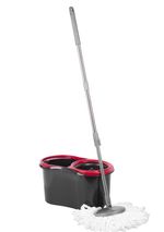Cleaning Set Strend Pro TURBOSTAR BLACK EDITION, rotary floor mop + 13 liter bucket, telescopic hand