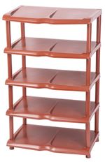 Regal PFF, for shoes, 5 partitions, brown