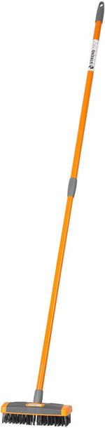 Cleaning Brush Strend Pro, for interlocking paving, 4-piece set, with telescopic handle, weed remove