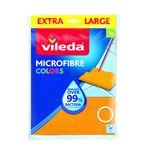 Cloth Vileda Microfibre Colors, microfiber, for floor